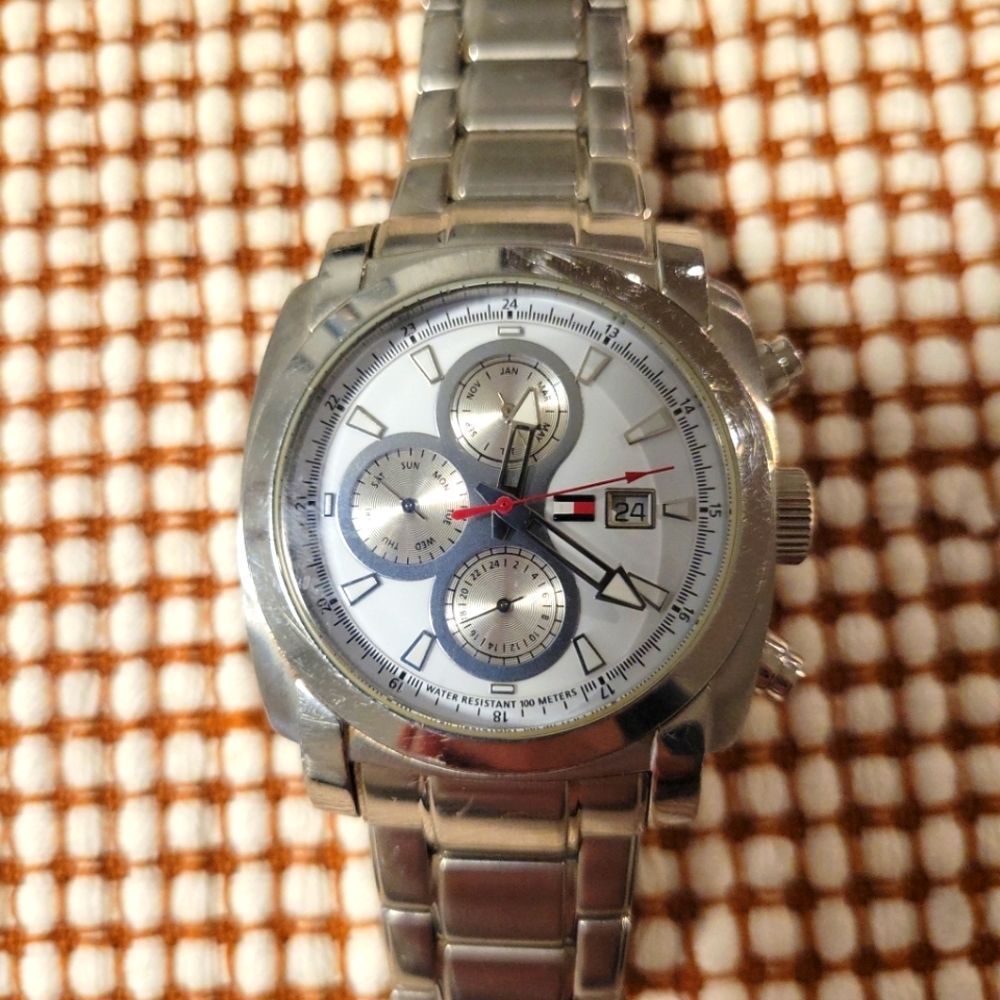 TOMMY HILFIGER Watch Stainless Steel White Dial